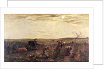 The Wine Harvest in Burgundy, 1863 by Charles Francois Daubigny