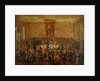Banquet Given in Honour of Louis XIV by the Corps Municipal at the Hotel-de-Ville, c.1680 by French School