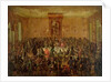 Banquet Given in Honour of Louis XIV by the Corps Municipal at the Hotel-de-Ville, c.1680 by French School