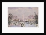Skating in the Tuileries, c.1865 by Theodore Jung