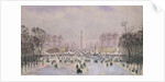Skating in the Tuileries, c.1865 by Theodore Jung