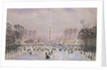 Skating in the Tuileries, c.1865 by Theodore Jung