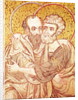 SS. Peter and Paul Embracing by Byzantine School