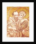 SS. Peter and Paul Embracing by Byzantine School