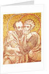 SS. Peter and Paul Embracing by Byzantine School