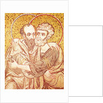 SS. Peter and Paul Embracing by Byzantine School