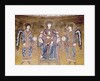 The Virgin and Child enthroned between two angels by Byzantine School