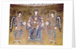 The Virgin and Child enthroned between two angels by Byzantine School