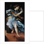 The Archangel Gabriel, left hand panel from the Annunciation by Lorenzo Lotto