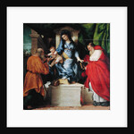 The Madonna of the Roses, 1526 by Lorenzo Lotto