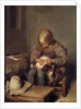 The Flea-Catcher c.1655 by Gerard ter Borch or Terborch
