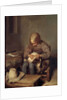 The Flea-Catcher c.1655 by Gerard ter Borch or Terborch