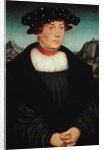 Portrait of Hans Melber, 1526 by Lucas the Elder Cranach