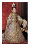 The Infanta Isabel Clara Eugenia with the Dwarf, Magdalena Ruiz, c.1580 by Alonso Sanchez Coello