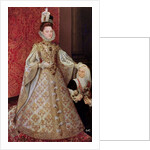 The Infanta Isabel Clara Eugenia with the Dwarf, Magdalena Ruiz, c.1580 by Alonso Sanchez Coello