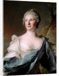 Portrait of Barbara Belgioso d'Este Princess of Ferrara, 1747 by Jean-Marc Nattier