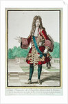 Marshal Louis Francois de Boufflers by Robert Bonnart