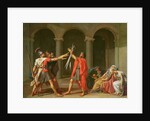 The Oath of Horatii, 1784 by Jacques Louis David