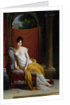 Portrait of Madame Recamier by Francois Pascal Simon Baron Gerard