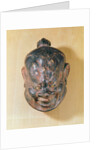 Gigaku mask, Nara Period by School Japanese