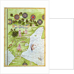 Fol.40v Map of the Magellan Straits by Guillaume Le Testu