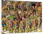 A Barbarian Celebration by Theodor de Bry