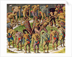 A Barbarian Celebration by Theodor de Bry