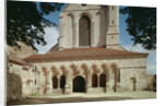 View of the entrance porch of the Cistercian Abbey, built 1140-60 by French School