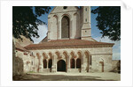 View of the entrance porch of the Cistercian Abbey, built 1140-60 by French School