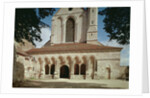 View of the entrance porch of the Cistercian Abbey, built 1140-60 by French School