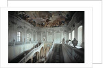 Grand Staircase with frescoed vault, Wurzburg Residence, Germany, by architect Johann Balthasar Neumann, built 1719-44 by Balthasar Neumann
