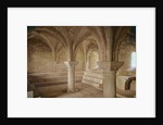 Interior of the chapter house of the Cistercian abbey, founded in 1146 by French School