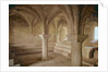 Interior of the chapter house of the Cistercian abbey, founded in 1146 by French School