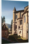 View of the exterior view of the church, built 1035-60 by French School
