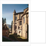 View of the exterior view of the church, built 1035-60 by French School