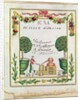 Vignette of 'Eau de Fleur d'Orange', perfumers and distillers in Grasse by French School