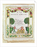 Vignette of 'Eau de Fleur d'Orange', perfumers and distillers in Grasse by French School