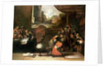 Interior of a Room with Geographers and Mathematicians, c.1680-90 by French School