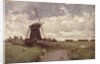 Windmill at Leidschendam by Paul Joseph Constantin Gabriel