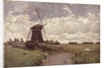 Windmill at Leidschendam by Paul Joseph Constantin Gabriel