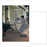 Open Air Interior, Barcelona, 1892 by Ramon Casas i Carbo