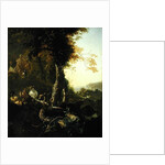 Landscape with Rising Sun by Adam Pynacker