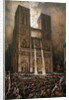 The Populace Besieging Notre-Dame by Francois Nicolas Chifflart