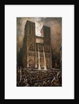 The Populace Besieging Notre-Dame by Francois Nicolas Chifflart