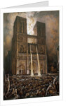 The Populace Besieging Notre-Dame by Francois Nicolas Chifflart