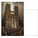 The Populace Besieging Notre-Dame by Francois Nicolas Chifflart