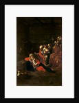 Adoration of the Shepherds by Michelangelo Merisi da Caravaggio