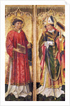 St. Stephen and St. Blaise by Swiss School