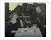 Marthe and Maurice Denis at Dusk, or The Dessert in the Garden, 1897 by Maurice Denis