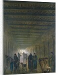Corridor of the Saint-Lazare Prison in 1793 by Hubert Robert